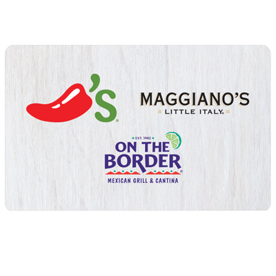 CHILI'S<sup>&reg;</sup> $25 Gift Card - Enjoy mouthwatering favorites in an inviting atmosphere.
