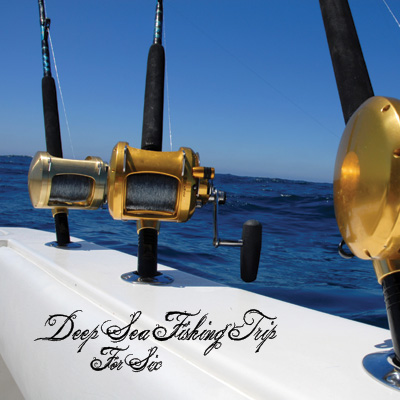 DEEP SEA FISHING TRIP - Enjoy a day of fishing out on the open waters. This deep sea excursion is for 6 people.  Details vary based on your location. Airfare not included.
