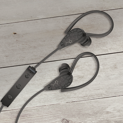 ISOUND<sup>&reg;</sup> BT-200 Wireless Bluetooth<sup>&reg;</sup> Sport Headset - These Wireless Bluetooth® earbuds are built with a comfortable and ergonomic, behind-the-head design. Convenient in-line volume, music, and mic controls allow you to easily answer calls or change the song. Also features a tangle-resistant cable and extra ear tips to ensure a perfect fit.